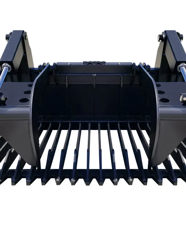 Industrial Skeleton Grapple Rock Bucket